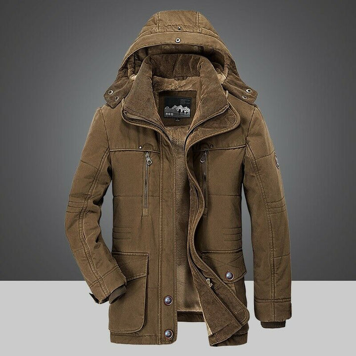 Winterjas Heren | Warme Outdoor Jas met Zakken