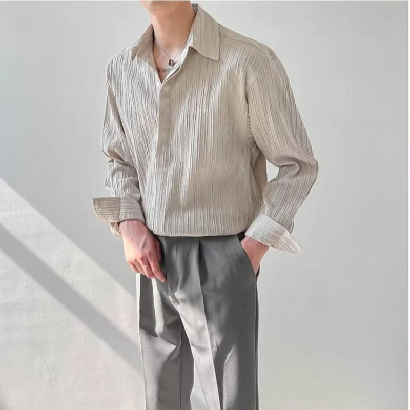 Heren Shirt | Vintage | Geplooid Design | Zomer