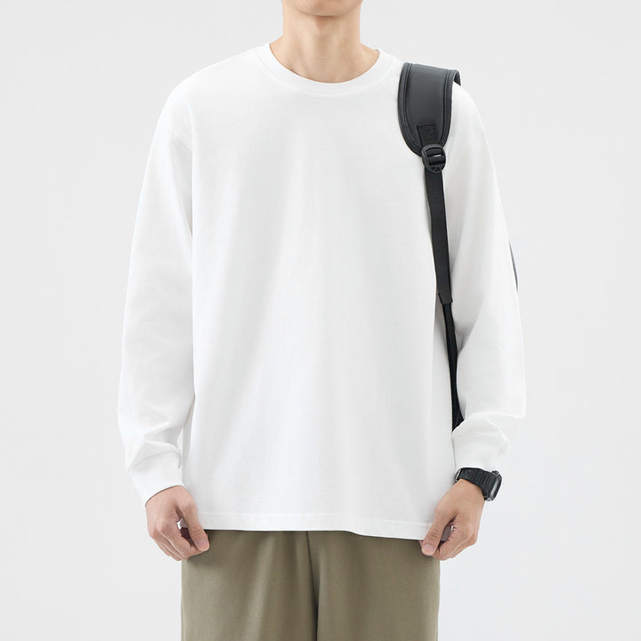 Heren T-shirt | Premium Katoen | Lange Mouwen | Casual & Ademend | Lente