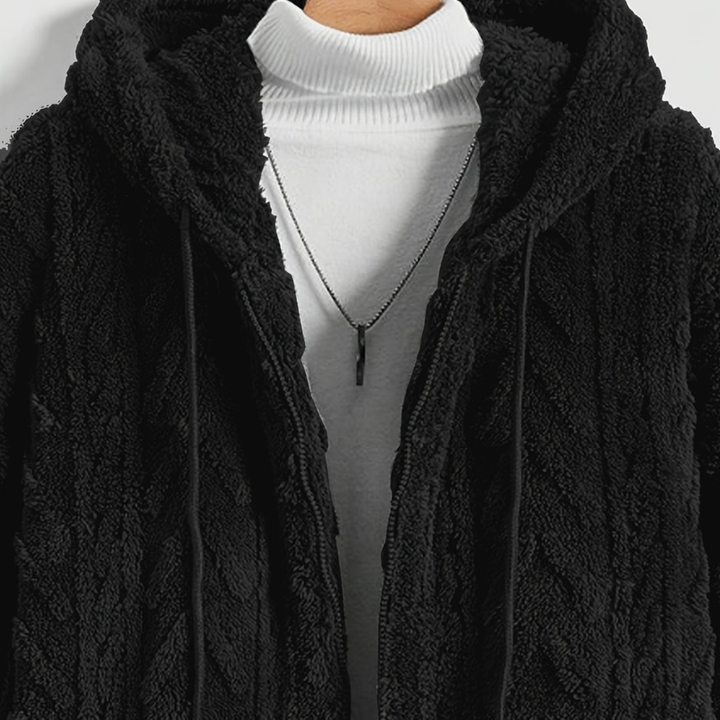 Winterjas Heren | Hooded Cardigan Jas | Warm & Trendy Design
