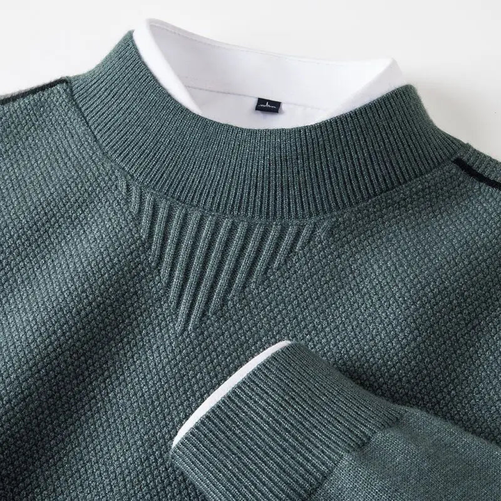 Heren Trui | Slimfit | Lange Mouw | Retro