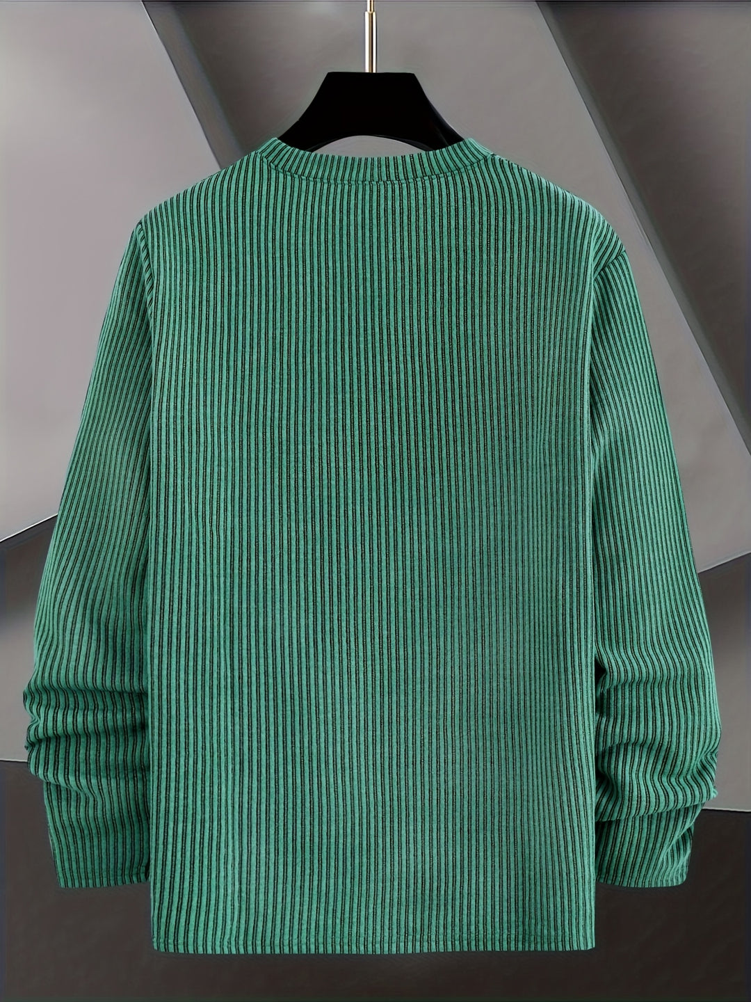 Heren Trui | Lange Mouw & Geribde Textuur | Comfortabel & Stijlvol