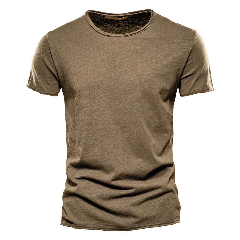 Heren T-shirt | Slim Fit Pasvorm | Ademend Katoen | Korte Mouw | Casual Top