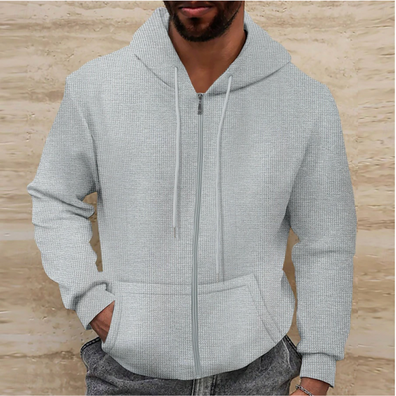 Winterjas Heren | Hoodie Met Rits | Casual & Comfortabel