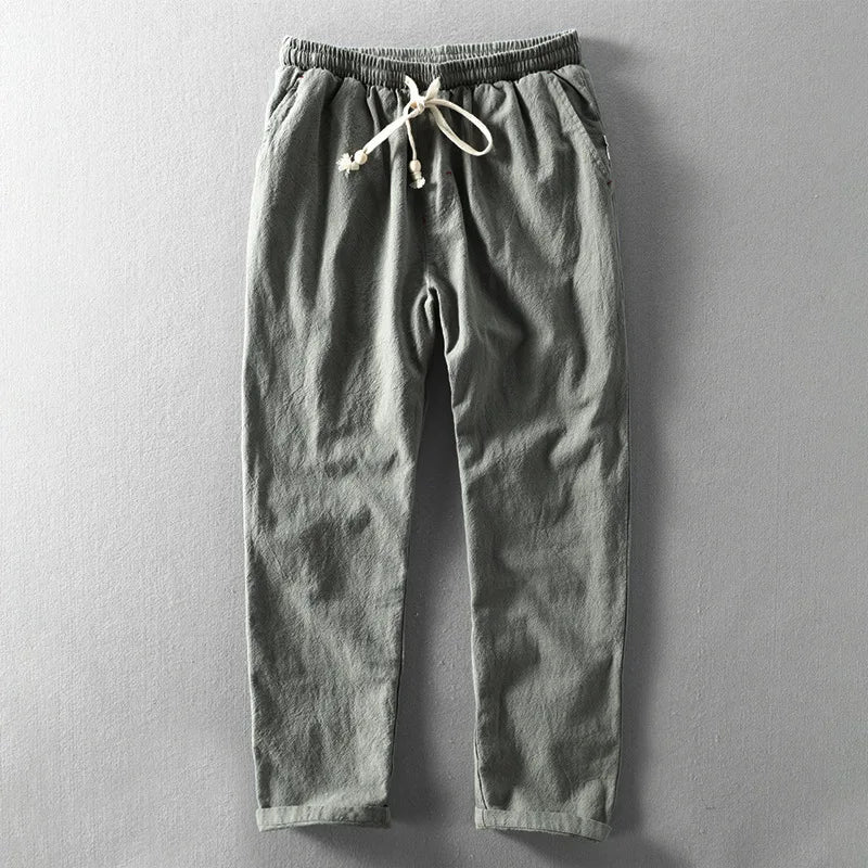 Heren Broek | Tapered | Hoge Taille | Zomer