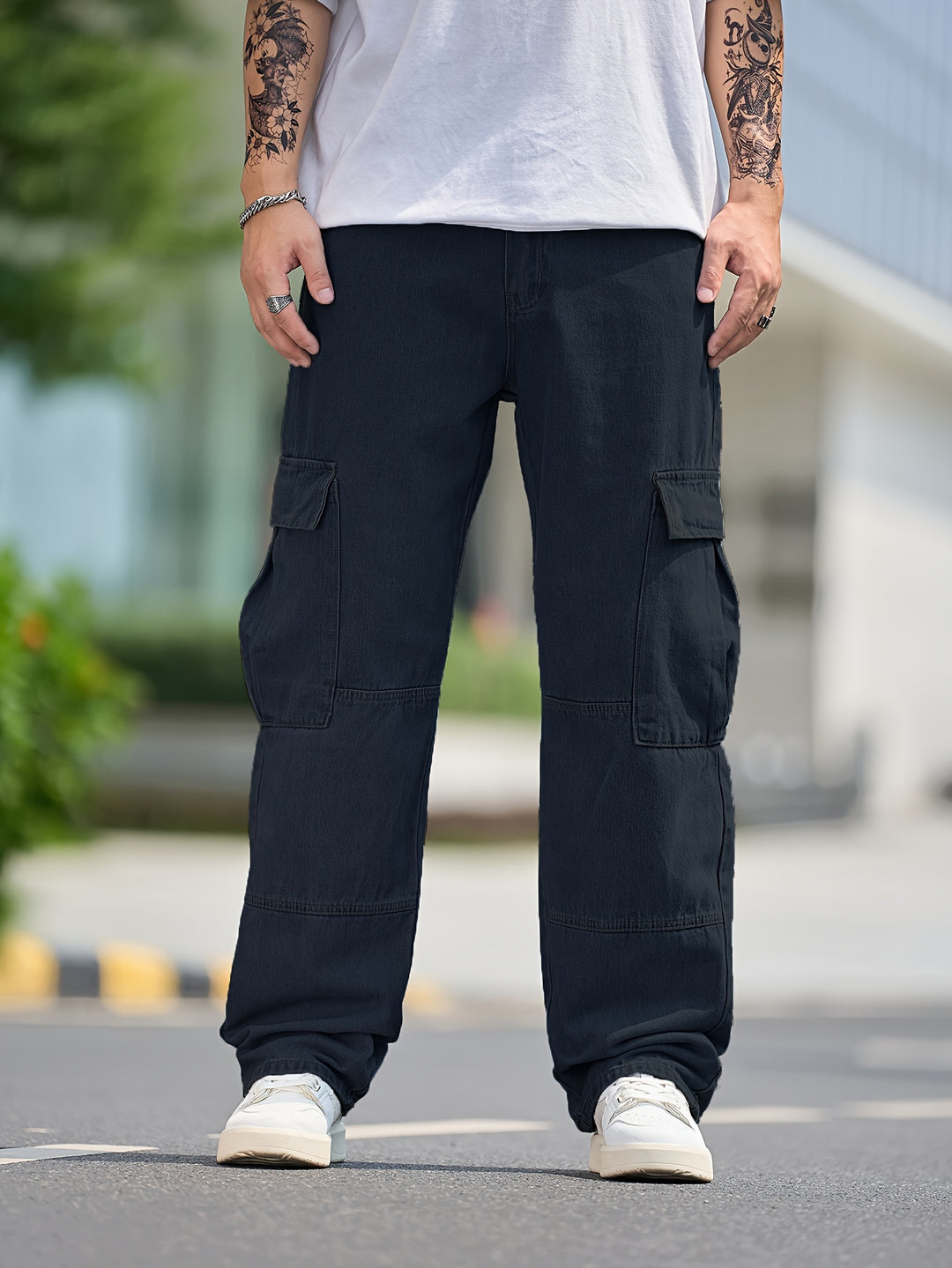 Heren Jeans | Losse pasvorm | Multi-Zakken | Premium Denim | Barrel Model