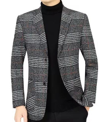 Geraffineerde Slim-Fit Blazer voor heren met moderne elegantie en tijdloos ontwerp | Daan