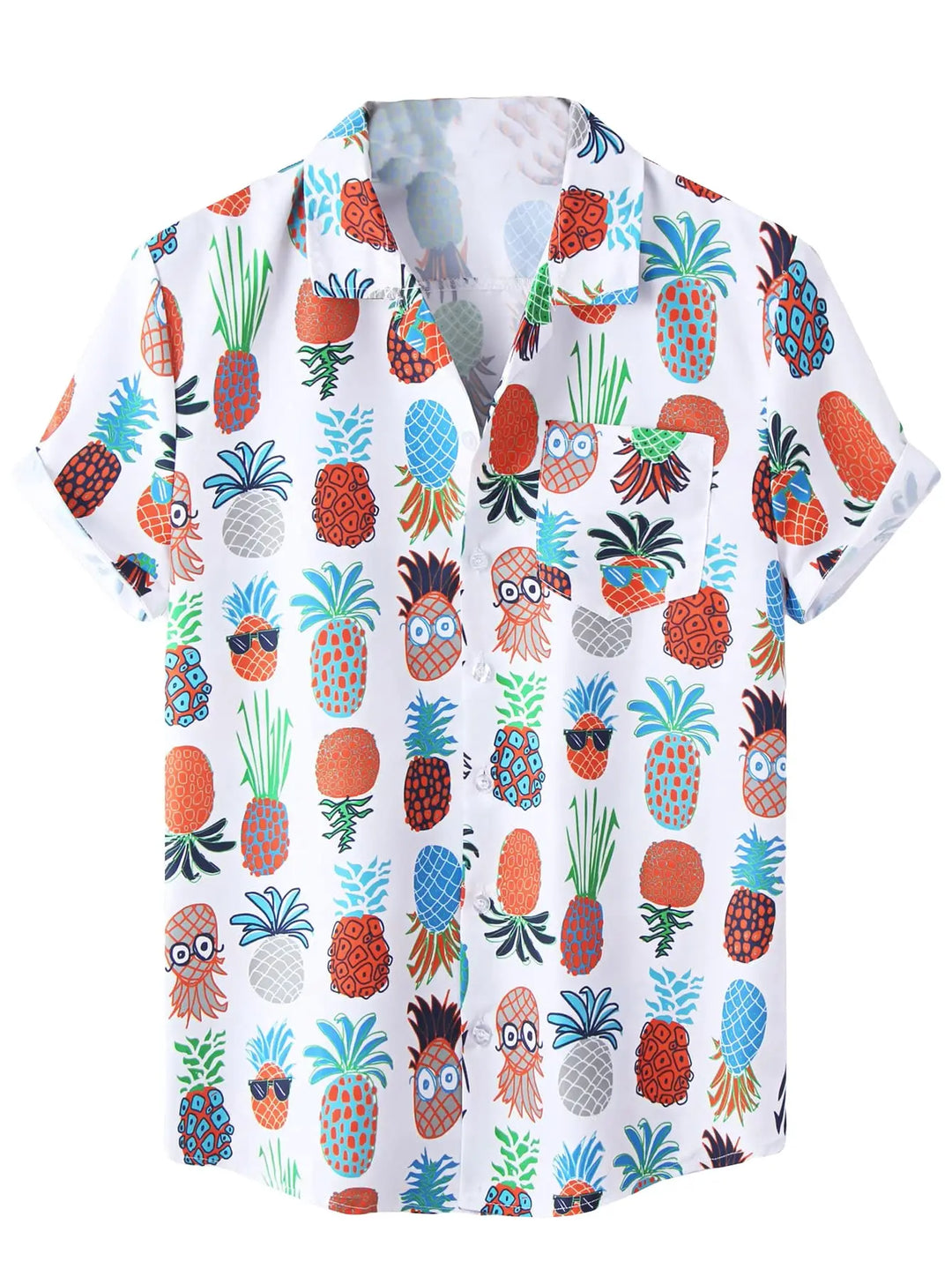 Heren Shirt | Korte Mouw | Bloemenprint | Zomer