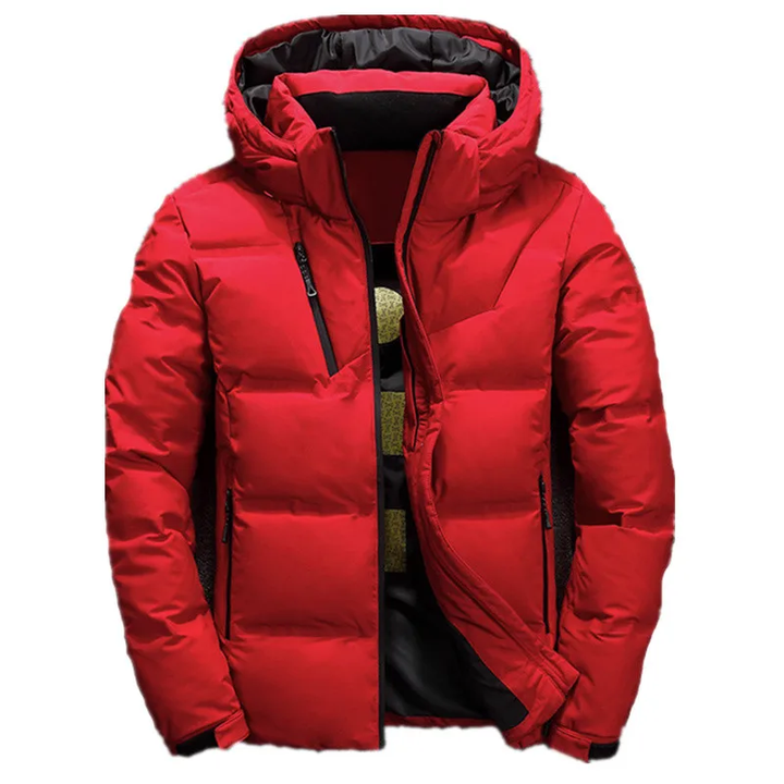 Winterjas Heren | Dikke capuchon Ski Jas | Warm & Casual