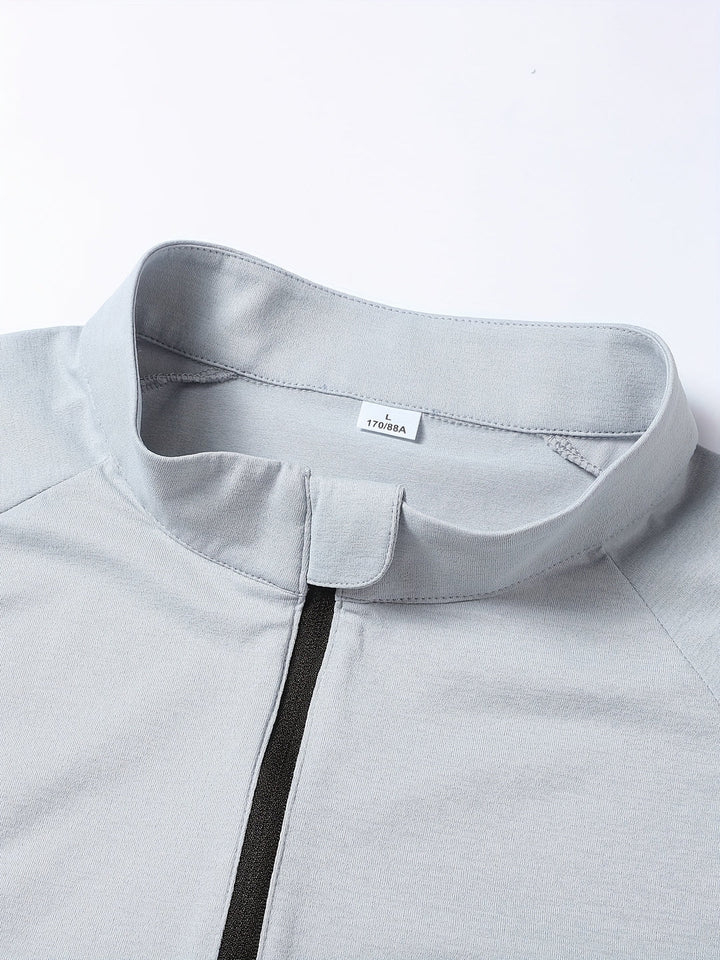 Heren Sportshirt | Lange Mouw | Quick-Dry & Moisture-Wicking | Color Block Design