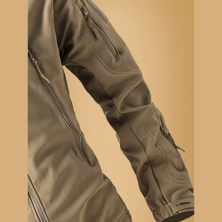 Winterjas Heren | Tactische Softshell Jas | Warm & Waterafstotend | Met Capuchon