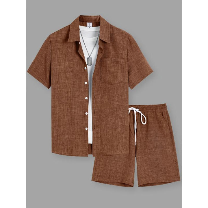 Heren Zomerset | Korte Mouw Overhemd & Shorts | Comfortabel & Casual