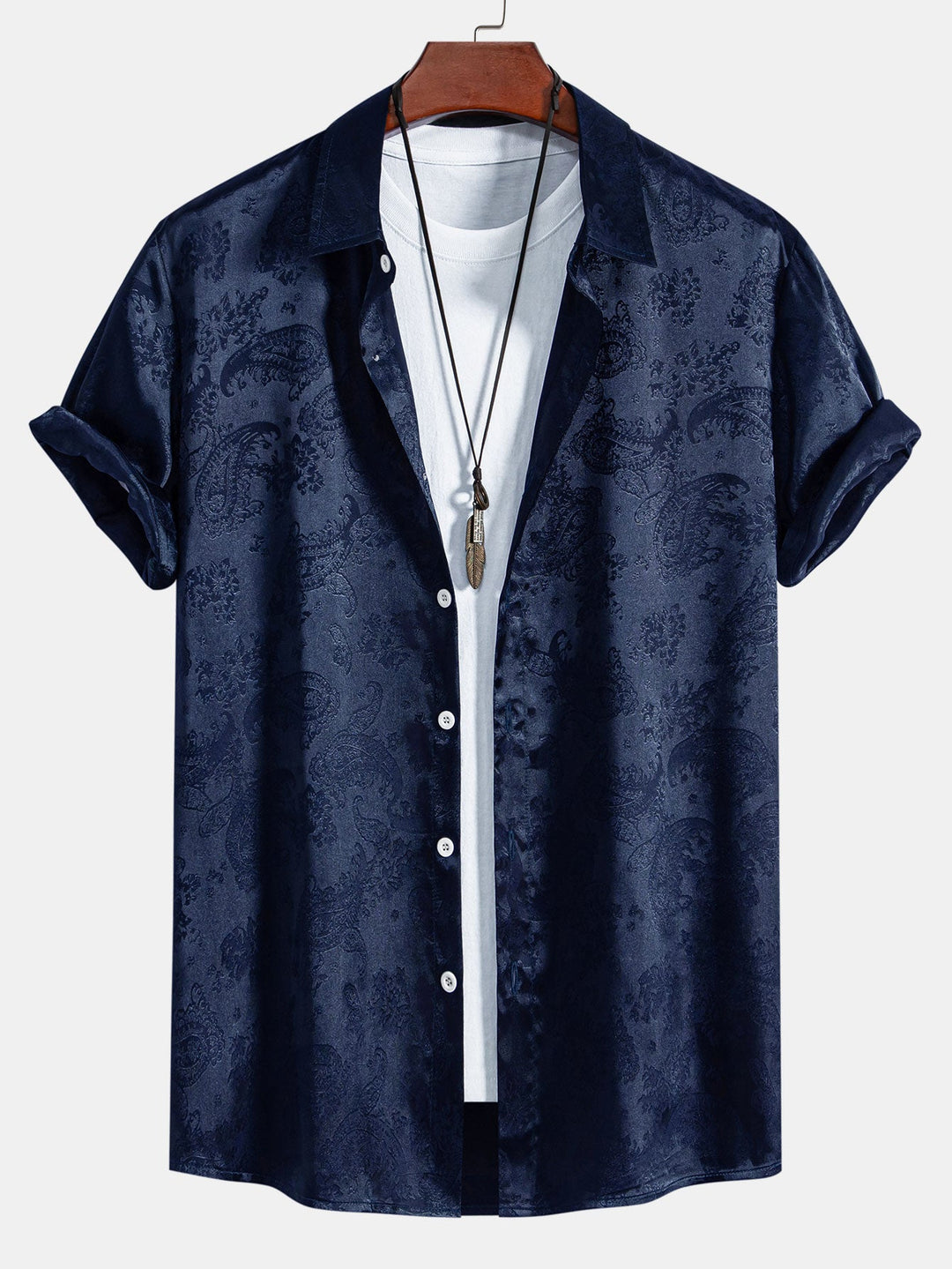 Heren Satijnen Overhemd | Glanzende Afwerking | Luxe Look & Comfort | Lente/Zomer