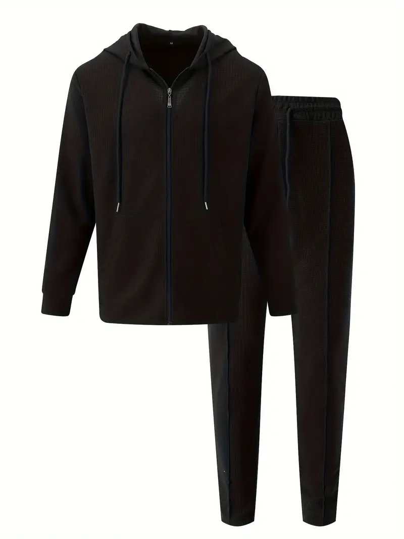 Heren Set | Stijlvol & Comfortabel | Trui met Capuchon & Broek | Moderne Elegantie