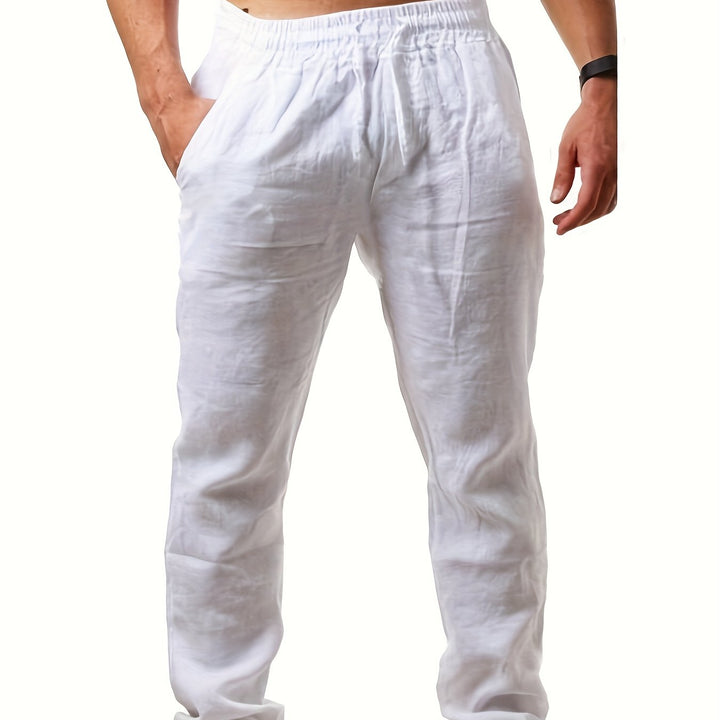Heren Broek | Tapered | Trekkoord | Zomer