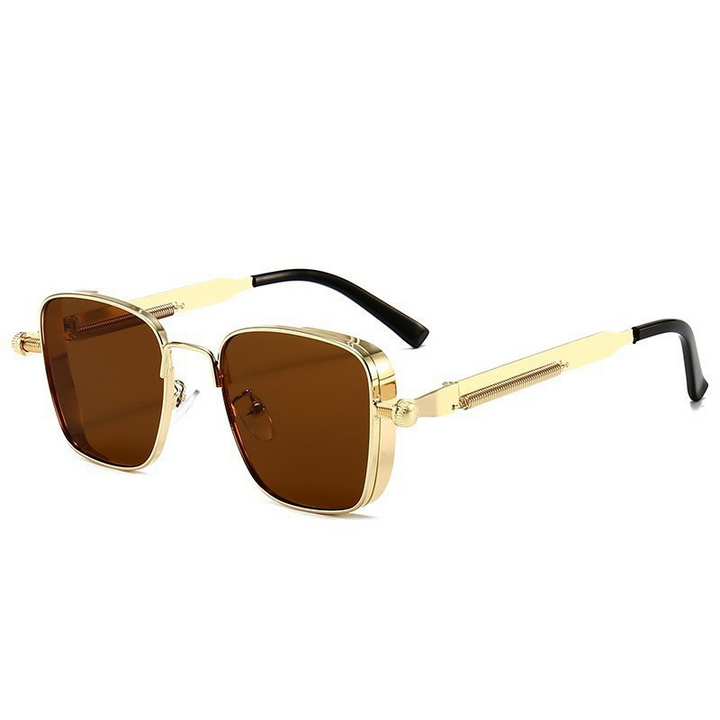 Heren Zonnebril | Vintage | Vierkant Montuur | Zomer