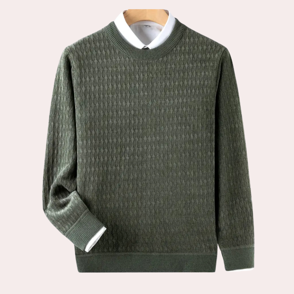 Veelzijdige en unieke heren trui met modern ontwerp en trendy stijl | Daan