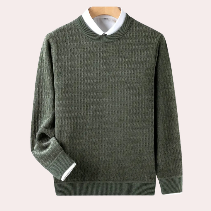 Veelzijdige en unieke heren trui met modern ontwerp en trendy stijl | Daan
