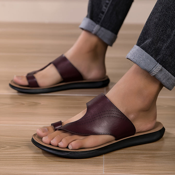 Heren Slippers | Antislip & Lichtgewicht | Comfortabele Dikke Zool | PU & Rubber