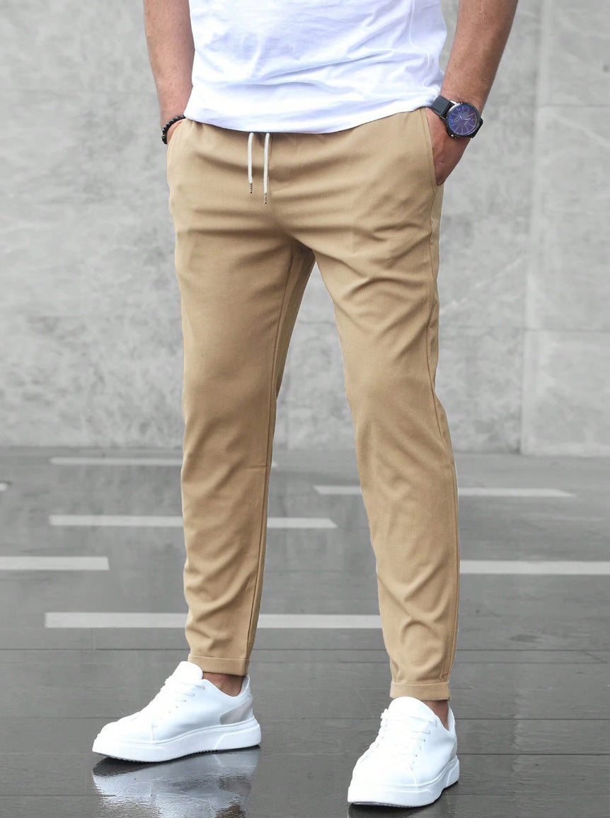 Heren Broek | Tapered | Trekkoord | Zomer