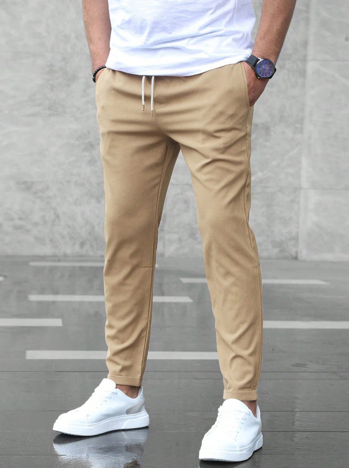 Heren Broek | Tapered | Trekkoord | Zomer