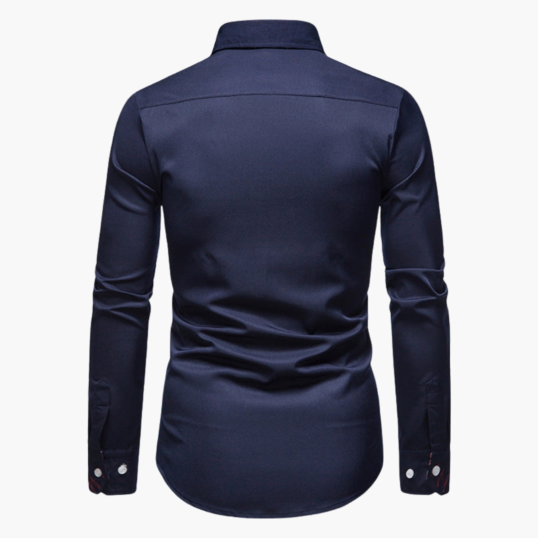 Heren Shirt | Slimfit | Met Knoopjes | Lente