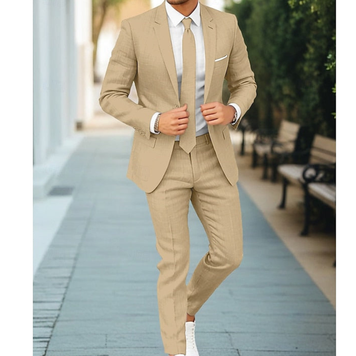 Heren Pak | 2-Delige Set & Slim Fit | Zakelijke Look