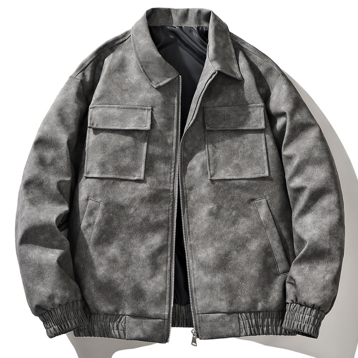 Winterjas Heren | Vintage Bomberjack | Ritssluiting & Zakdesign