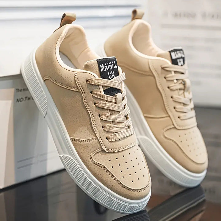 Sneakers Heren | Ademend & Comfortabel | Lage Sportschoenen met Veters