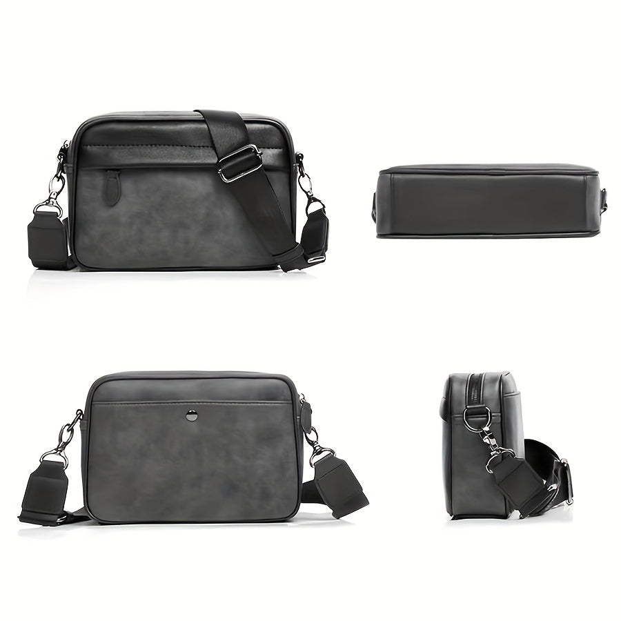 Heren Crossbodytas | Retro & Minimalistisch Design | Voor Dagelijks Gebruik | Grijs