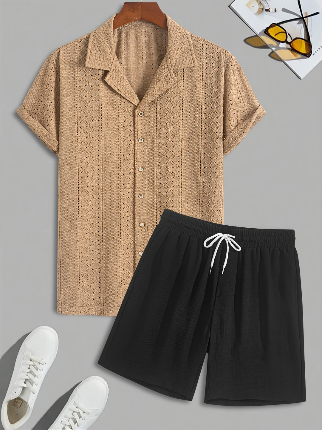 Heren Set | Straight | Met Knoopjes | Zomer