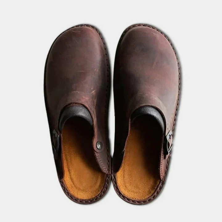 Pantoffels Heren | Imitatieleer & Comfort Fit | Duurzaam & Stevig | Schoenen Heren