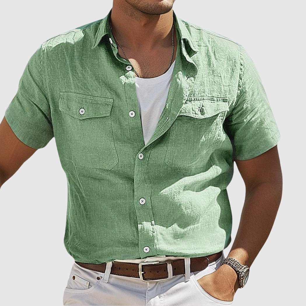 Heren Shirts | Straight | Met Knoopjes | Zomer