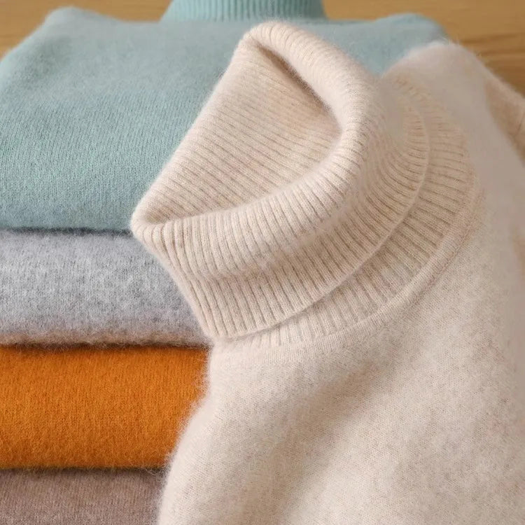 Prachtige fluwelen coltrui met opvallend Éclat-ontwerp voor ongeëvenaarde warmte | Jonathan