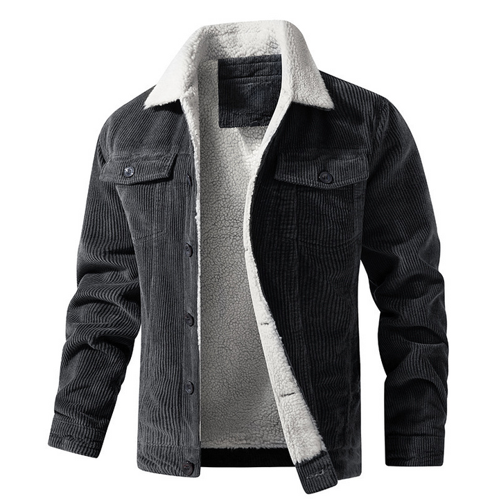 Winterjas Heren | Warme Jas met Plush Voering | Dikke Casual Look
