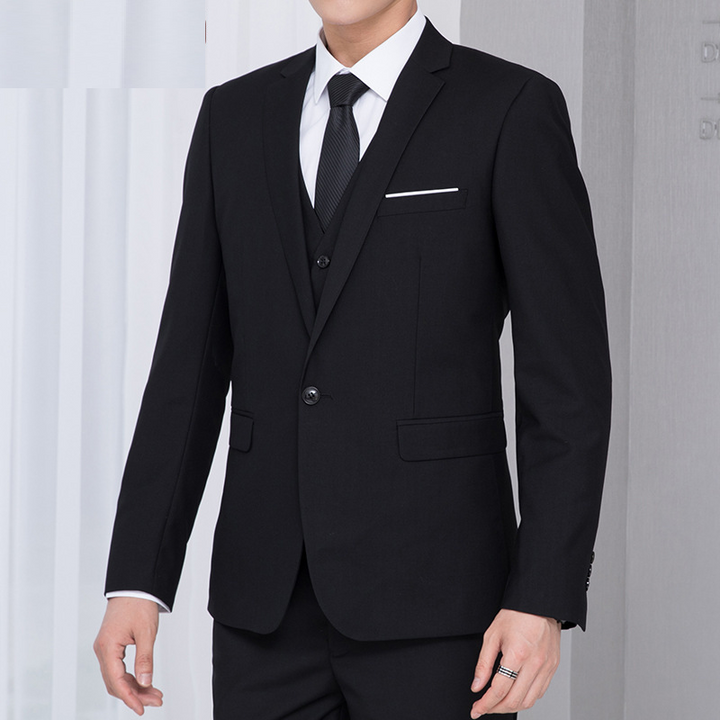 Heren Set | Elegant Slimfit | Klassiek Met Knoopjes | Lente