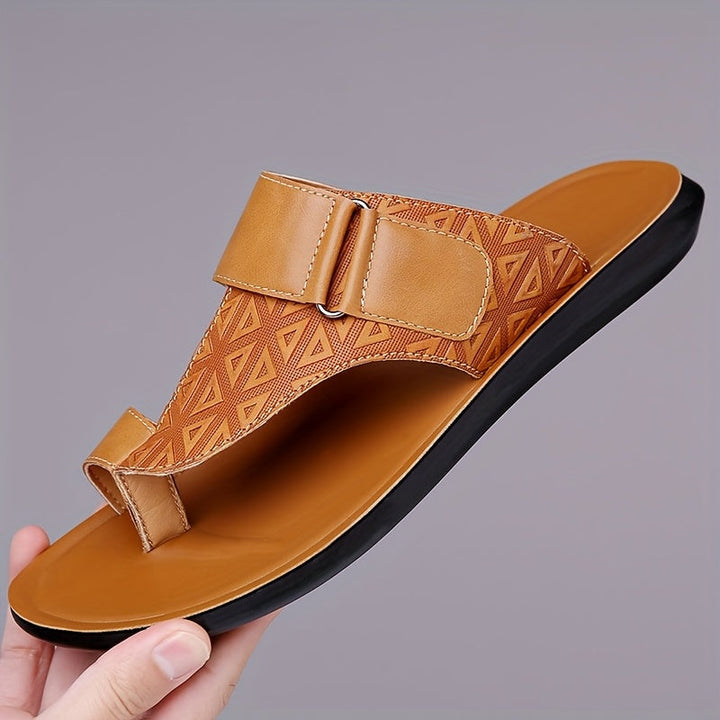 Heren Slippers | Verstelbare Band | Lichtgewicht & Antislip | PU Materiaal