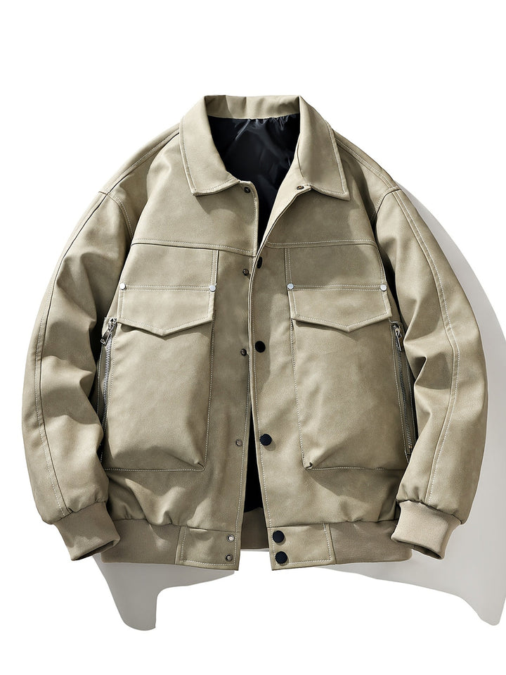 Heren Jas | Vintage | Met Drukknoopsluiting | Lente