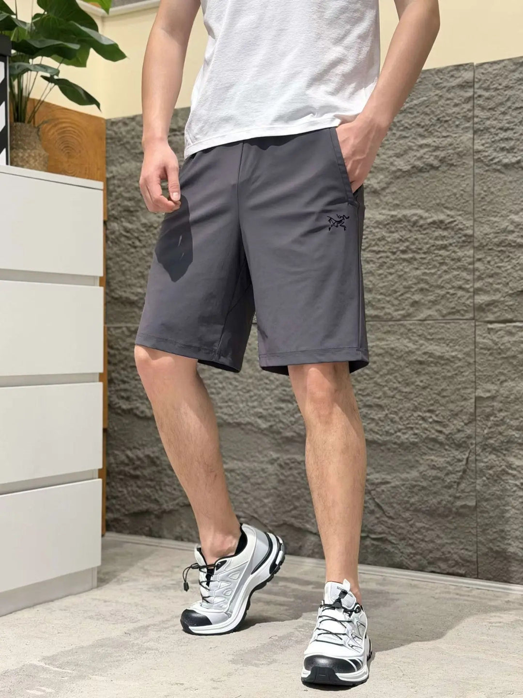 Heren Short | Straight | Trekkoord | Zomer