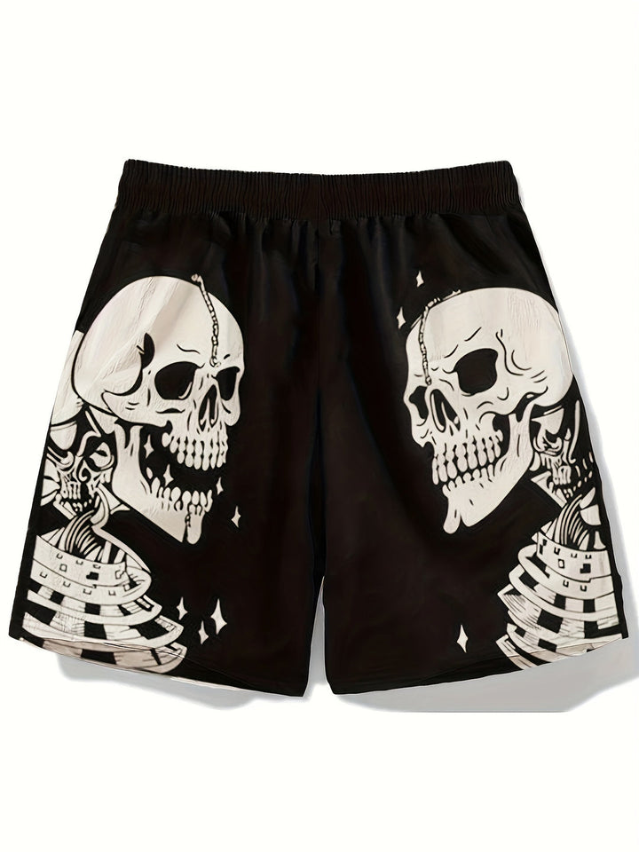 Herenshorts | Schedelprint | Casual & Comfortabel | Premium Polyester