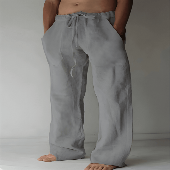 Heren Broek | Wijde Pijpen | Trekkoord | Zomer