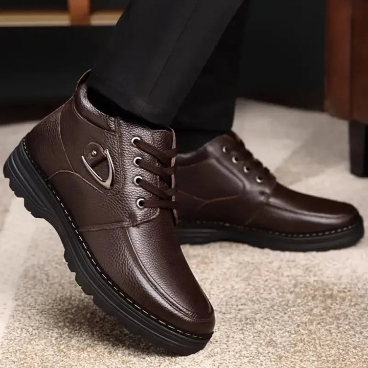 Heren Schoenen | Premium Elegant | Vetersluiting | Enkelhoog