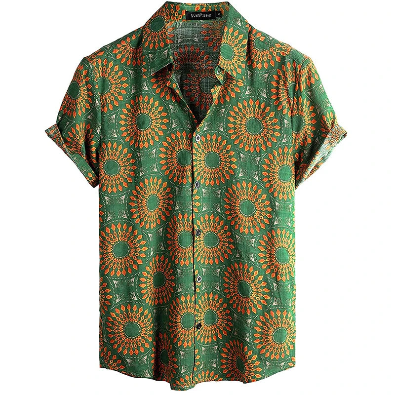 Heren Shirt | Retro | Met Knoopjes | Zomer