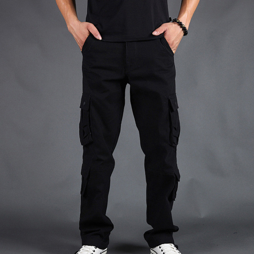 Heren Cargo Broek | 100% Katoen | Duurzaam, Comfortabel & Stoer | Outdoor & Casual