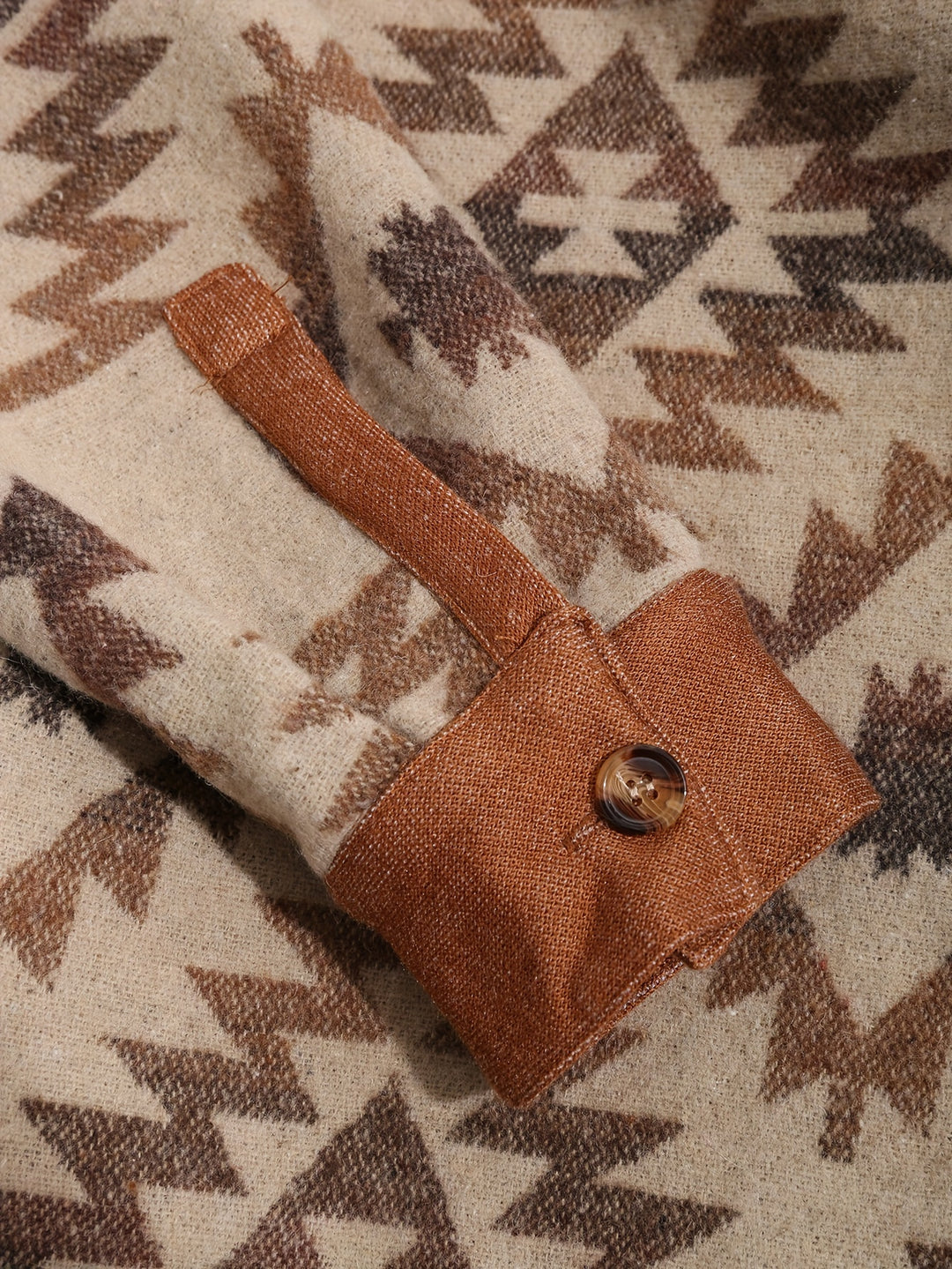 Heren Jas | Aztec Print | Casual & Klassiek | Polyester | Borstzakken