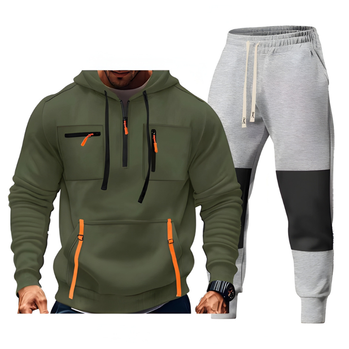Heren Set | Sportieve Hoodie & Joggingbroek | Functionele Kleding | Comfortabel & Modern