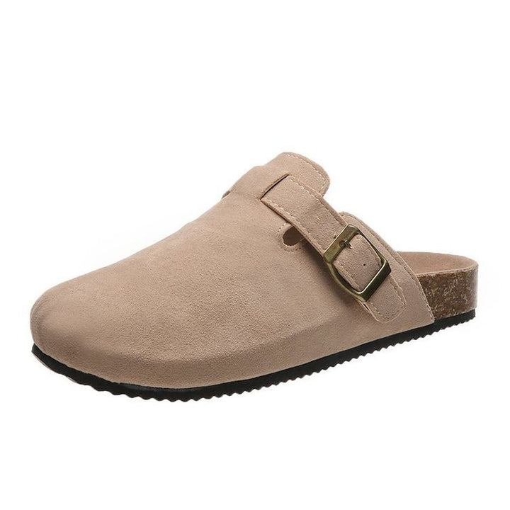 Heren Instapper | Suède Look | Gespsluiting & Comfort Fit | Indoor & Outdoor