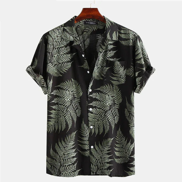 Heren Shirt | Retro | Tropisch | Korte Mouw | Zomer