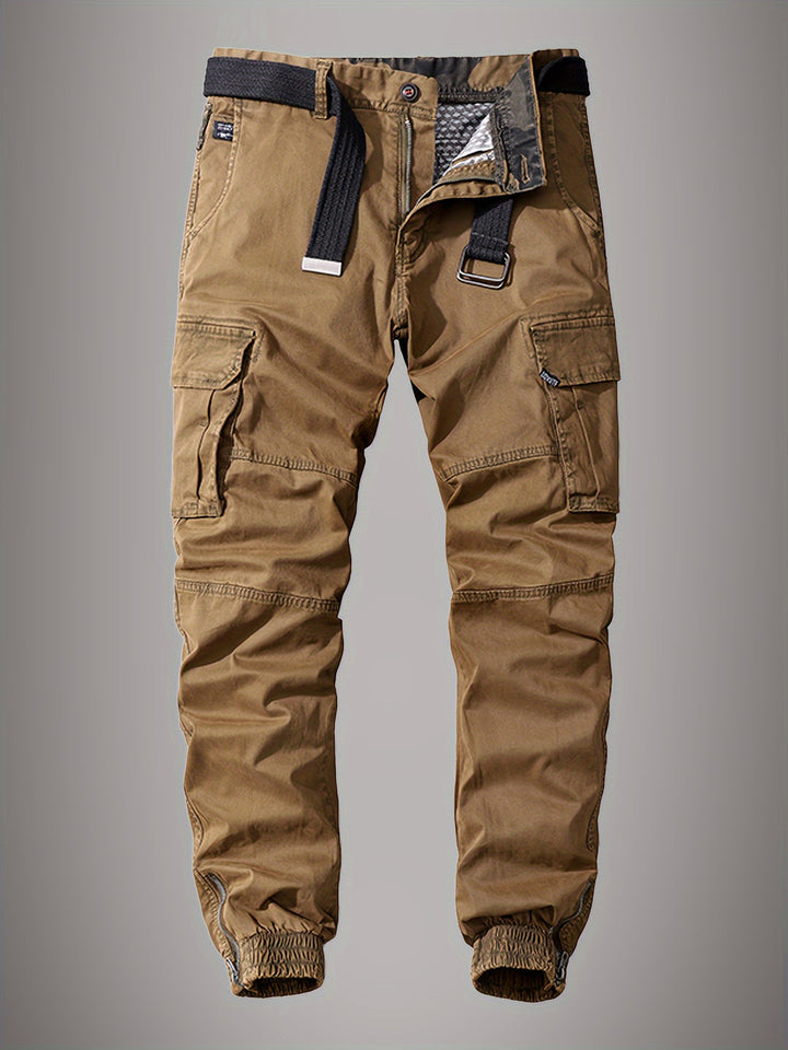 Heren Broek | Regular Fit | Meerdere Klepzakken | Casual Outdoor Met Manchetten