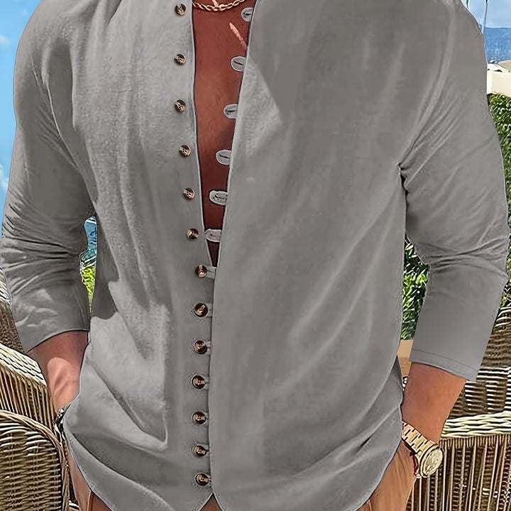 Heren Shirt | Elegant | Lange Mouw | Zomer